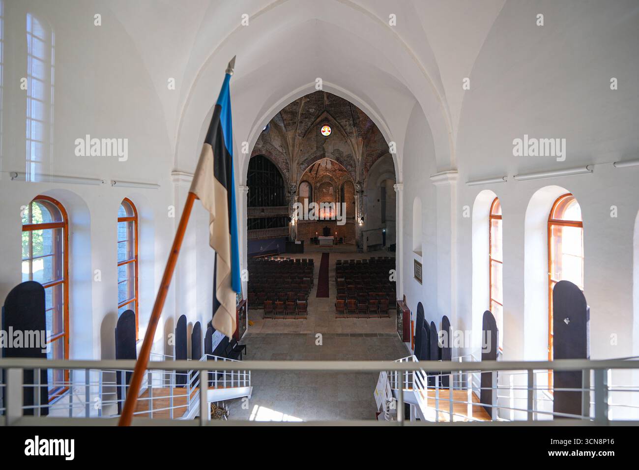 Interno della cattedrale di Alessandro a Narva, Estonia Foto Stock