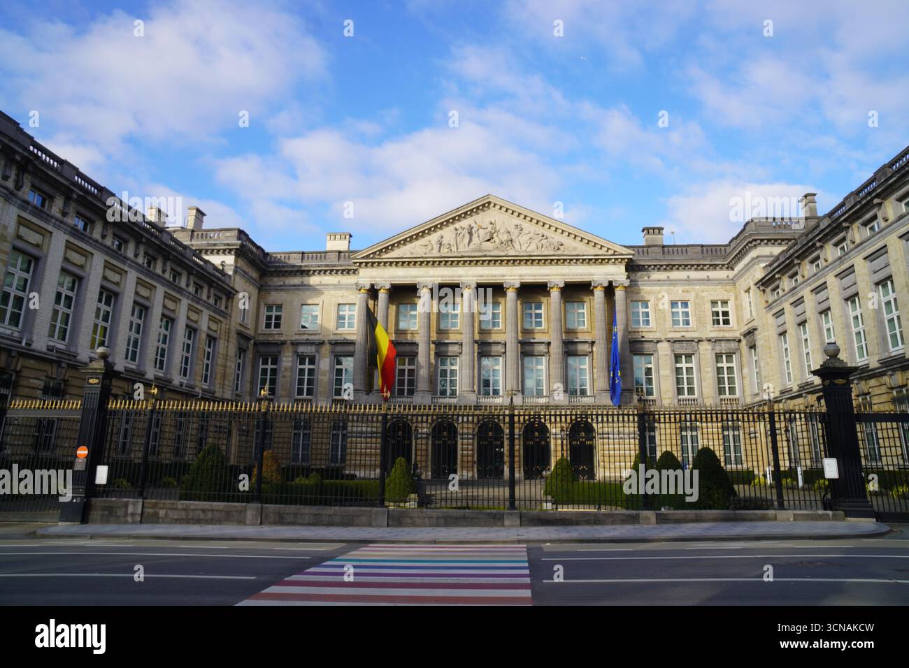 Palazzo della Nazione, Parlamento federale belga, Bruxelles, Belgio Foto Stock