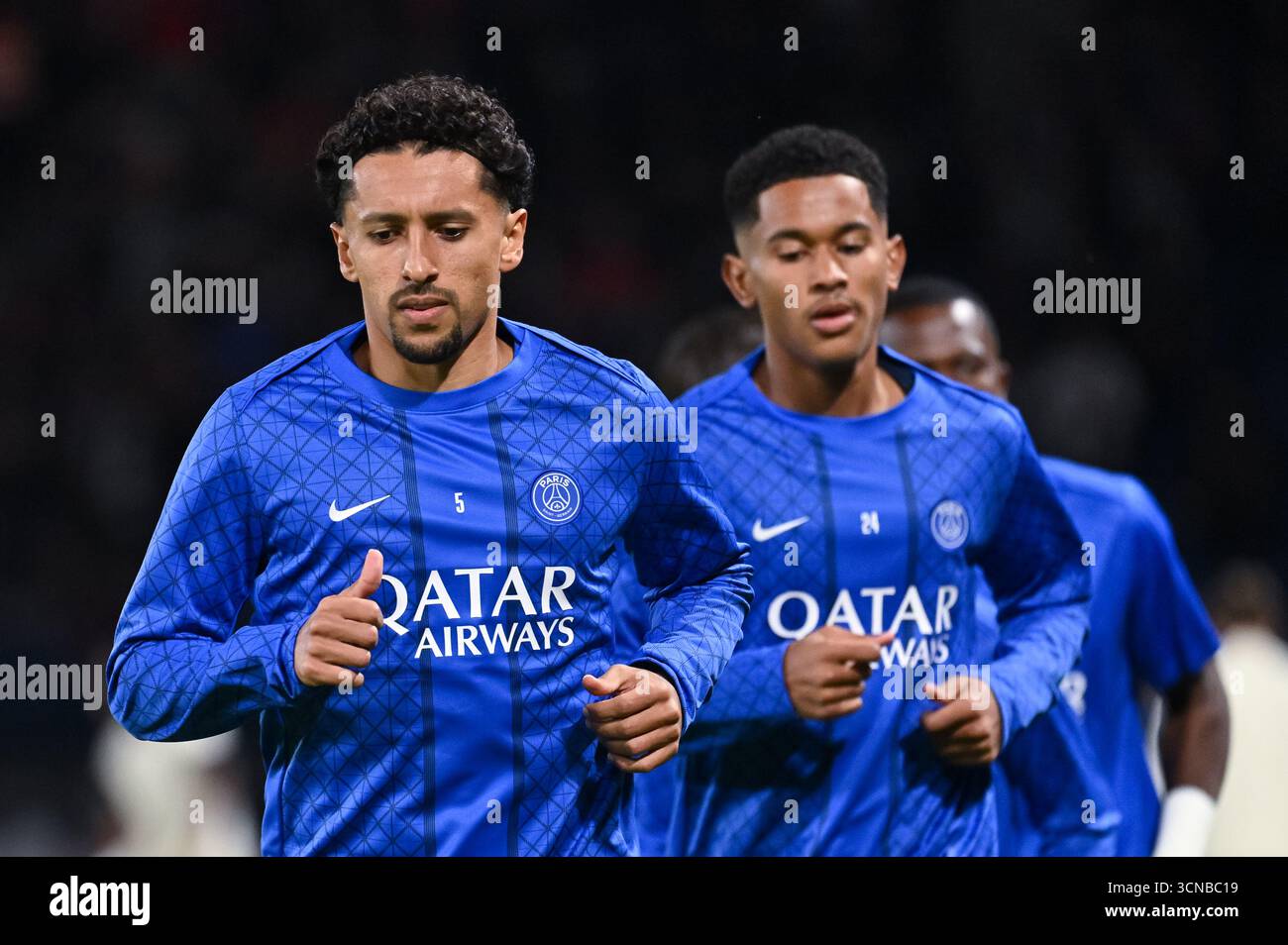 La partita di UEFA Champions League tra il Paris St Germain (PSG) e l'Atalanta Bergamo al Parc des Princes il 17 settembre 2025. - 17/09/2025 - Francia / Ile-de-France (regione) / Parigi - Julien Mattia / le Pictorium Foto Stock
