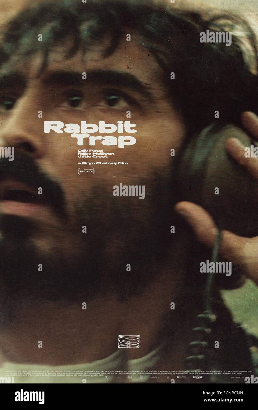 Poster del film trappola coniglio Dev Patel Foto Stock