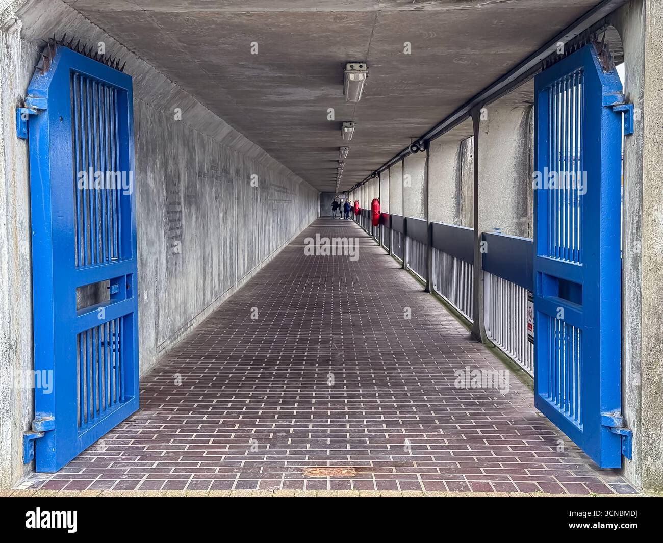La Barriera del Tamigi oltre il Tamigi, Londra - Immagine stock catturata con smartphone