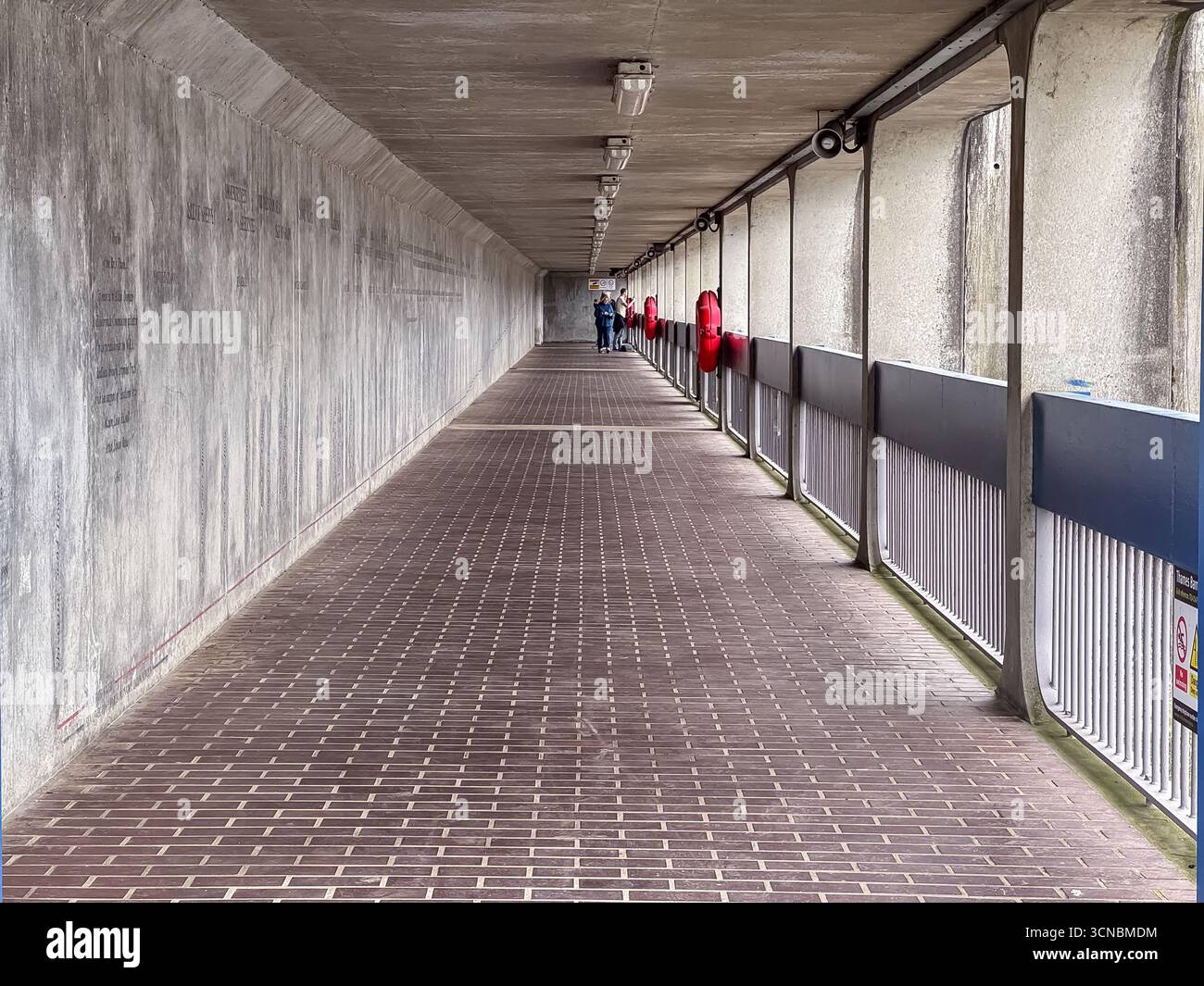 La Barriera del Tamigi oltre il Tamigi, Londra - Immagine stock catturata con smartphone