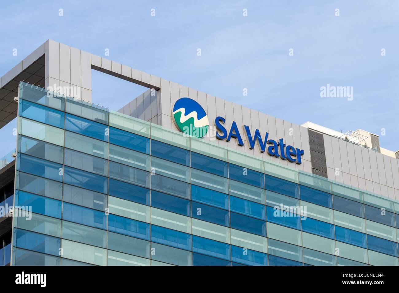 SA Water Headquarters in Victoria Square ad Adelaide, Australia. Foto Stock