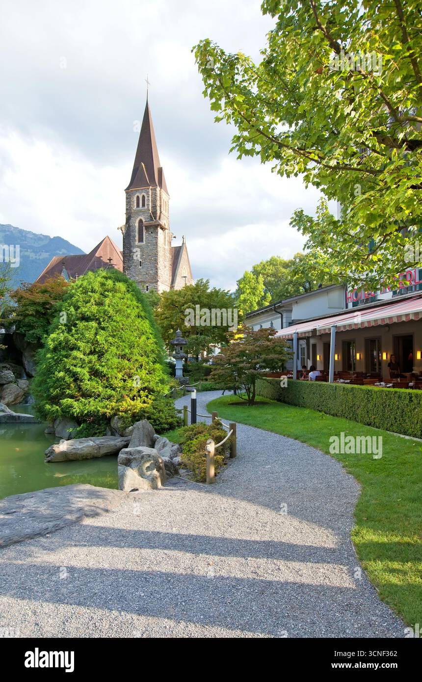 Svizzera foto vacanza turismo regione Jungfrau Oberland Bernese Foto Stock