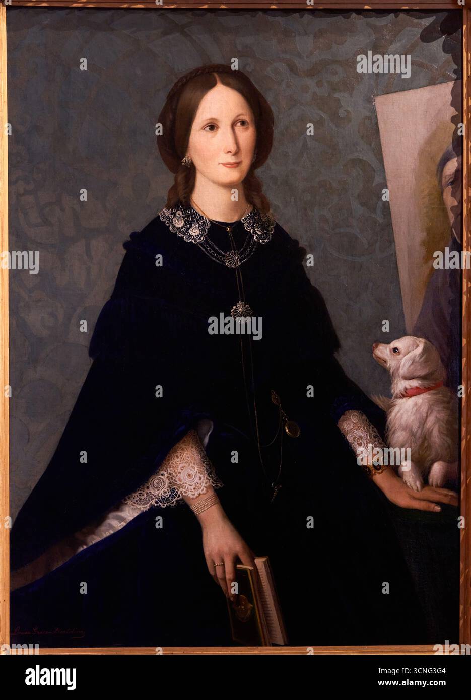 LUISA GRACE BARTOLINI, Autoritratto, 1780-1865, olio su tela, Galleria degli Uffizi, Galleria degli Uffizi, Firenze, Firenze, Toscana, Italia Foto Stock