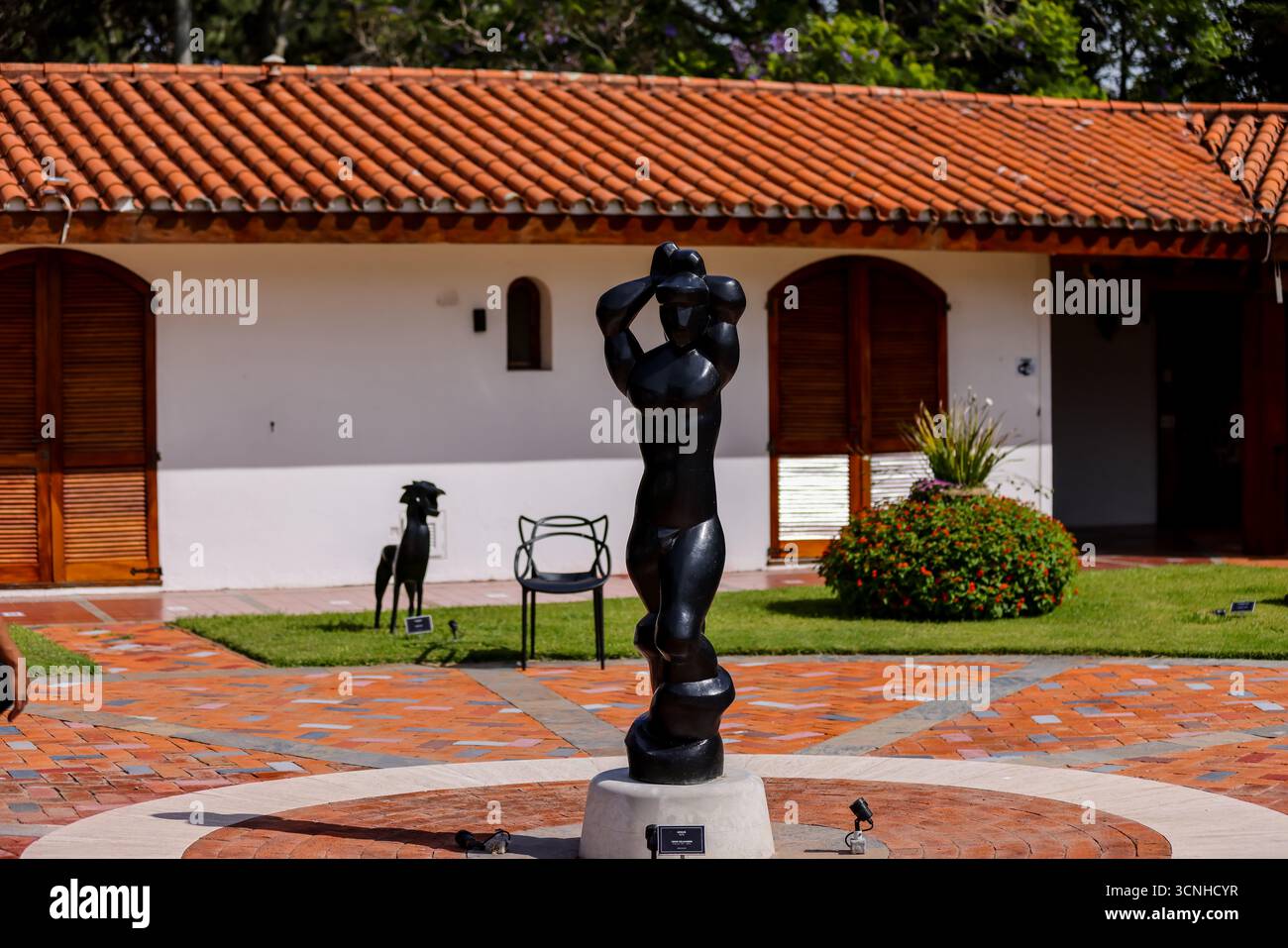 Opere d'arte e sculture di artisti sudamericani e una collezione di opere di Salvadore Dali in mostra al Los Museos Ralli di Punta del Este Foto Stock