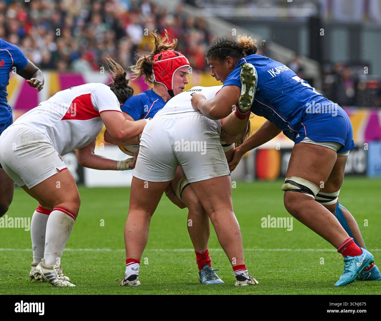 Francia contro Inghilterra Women's Rugby World Cup, semifinale sabato 20 settembre 2025 Ashton Gate, Bristol, Inghilterra. Foto Stock