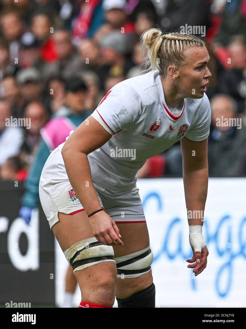 Francia contro Inghilterra Women's Rugby World Cup, semifinale sabato 20 settembre 2025 Ashton Gate, Bristol, Inghilterra. Foto Stock