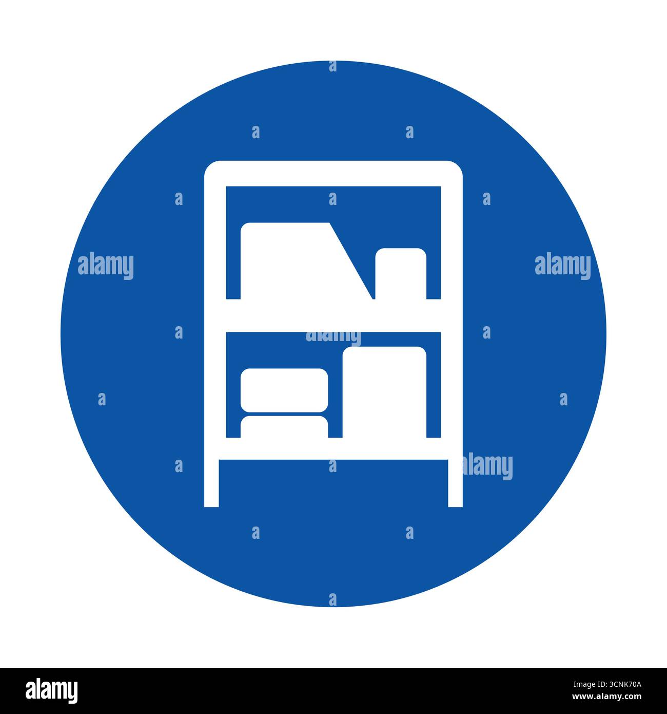 Un'icona pulita e minimalista che raffigura una libreria con libri chiusi e oggetti vari. Ideale per l'uso in progetti di progettazione relativi all'istruzione e al Illustrazione Vettoriale
