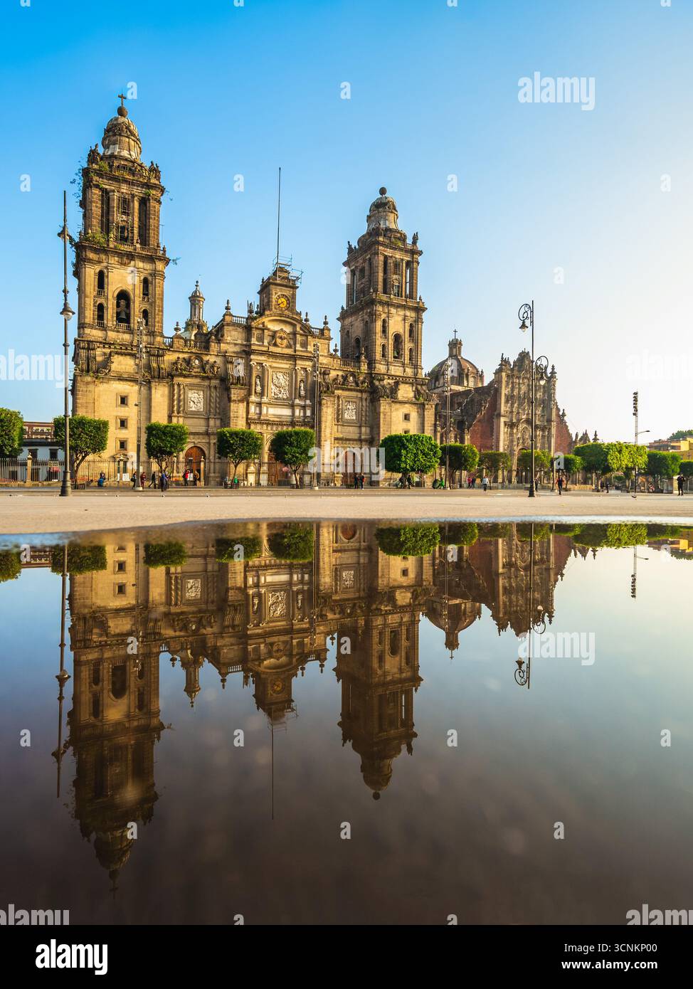 Città del Messico Cattedrale Metropolitana in Messico Foto Stock