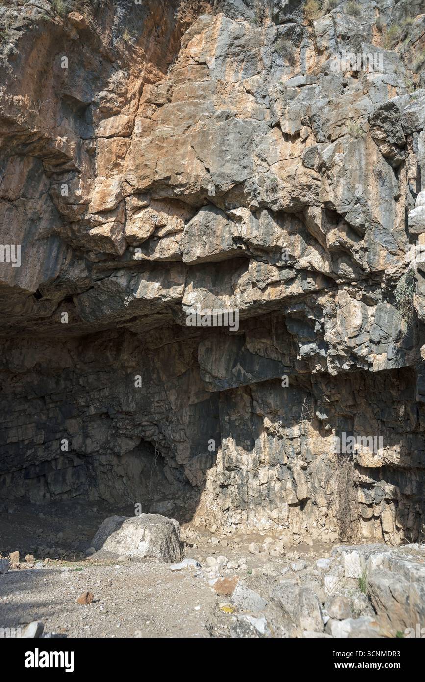 Israele; Galilea; Banias; Banyas; Caesarea Philippi, sito archeologico, Archäologische Stätte, yacimiento Arqueológico, 2018 Foto Stock