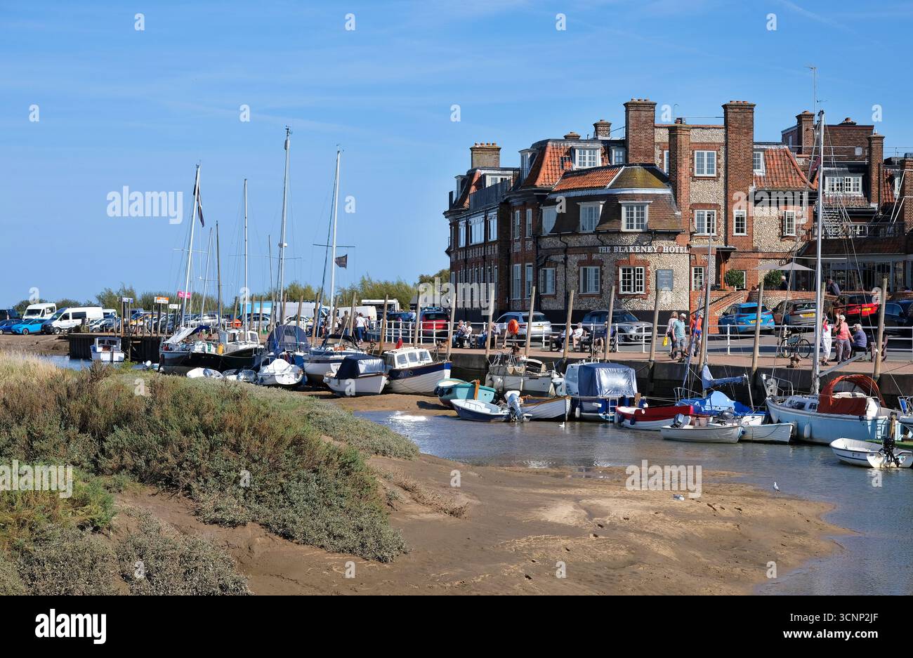 l'hotel blakeney, nord di norfolk, inghilterra Foto Stock