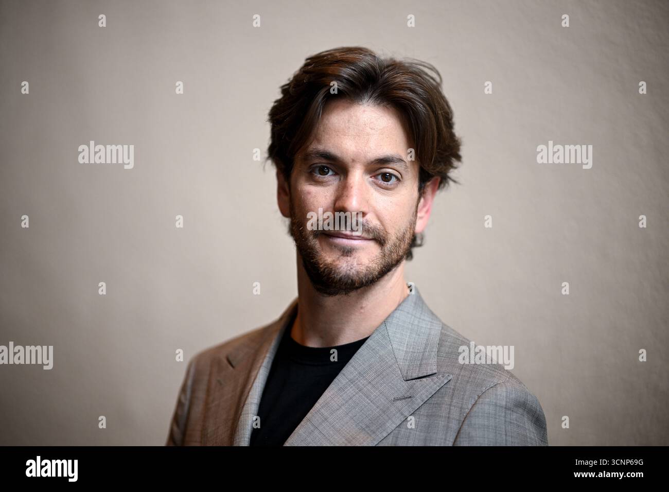 Berlino, Germania. 22 settembre 2025. Direttore Michele Spotti, nella foto a margine di una conferenza stampa. Crediti: Britta Pedersen/dpa/Alamy Live News Foto Stock