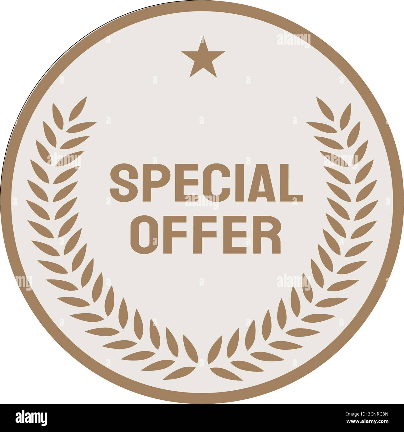 Offerta speciale badge vintage Illustrazione Vettoriale