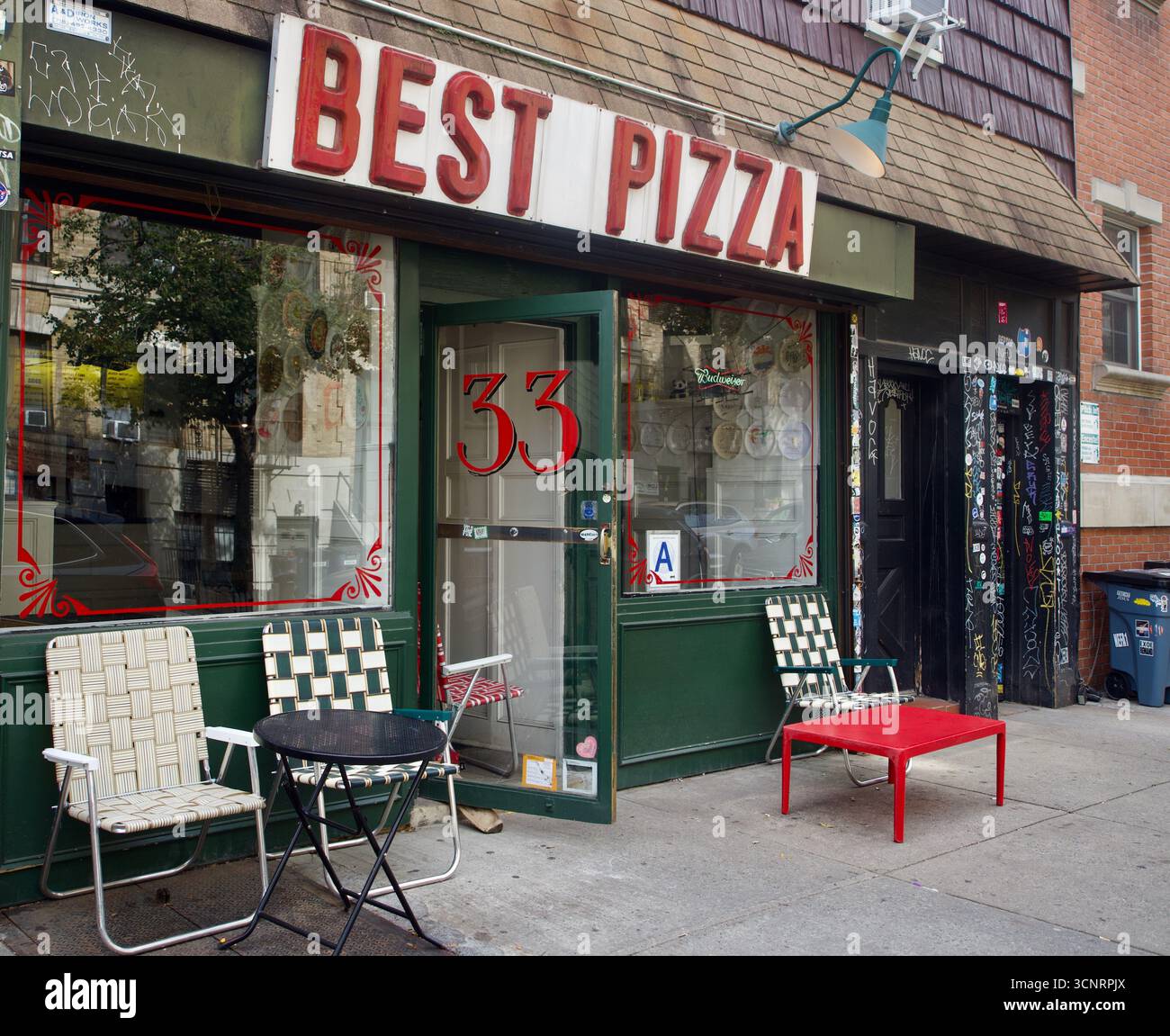Pizzeria a Brooklyn, New York Foto Stock