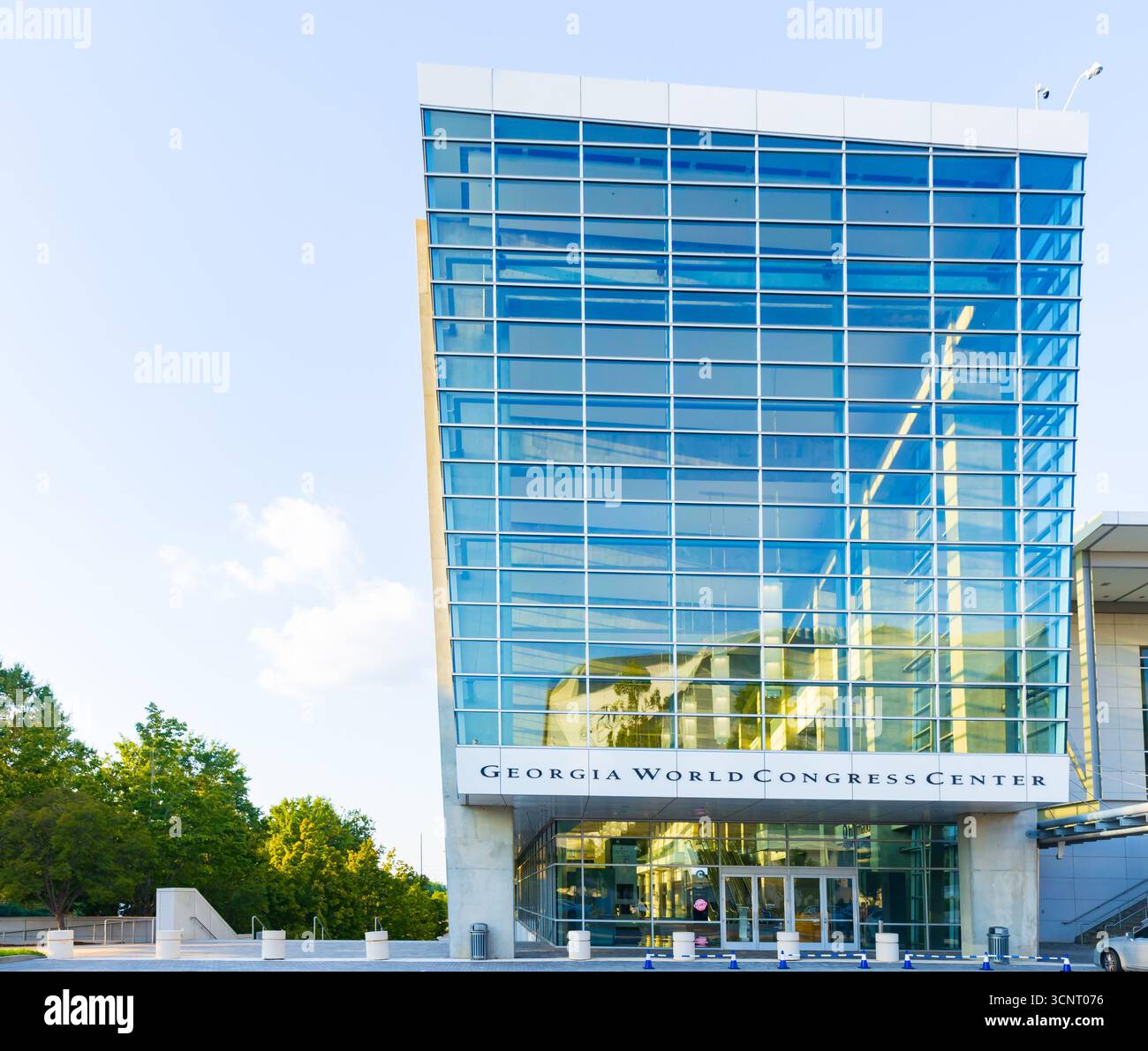 Atlanta, GA - 16 luglio 2025: Georgia World Congress Center nel centro di Atlanta, GA Foto Stock