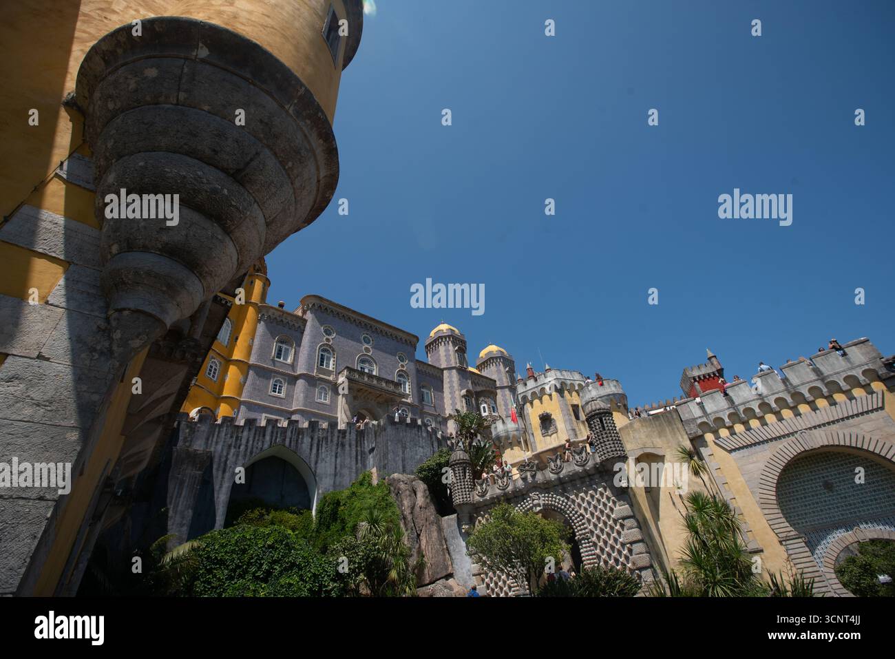 Palazzo Nazionale di pena, a Sintra, Portogallo Foto Stock