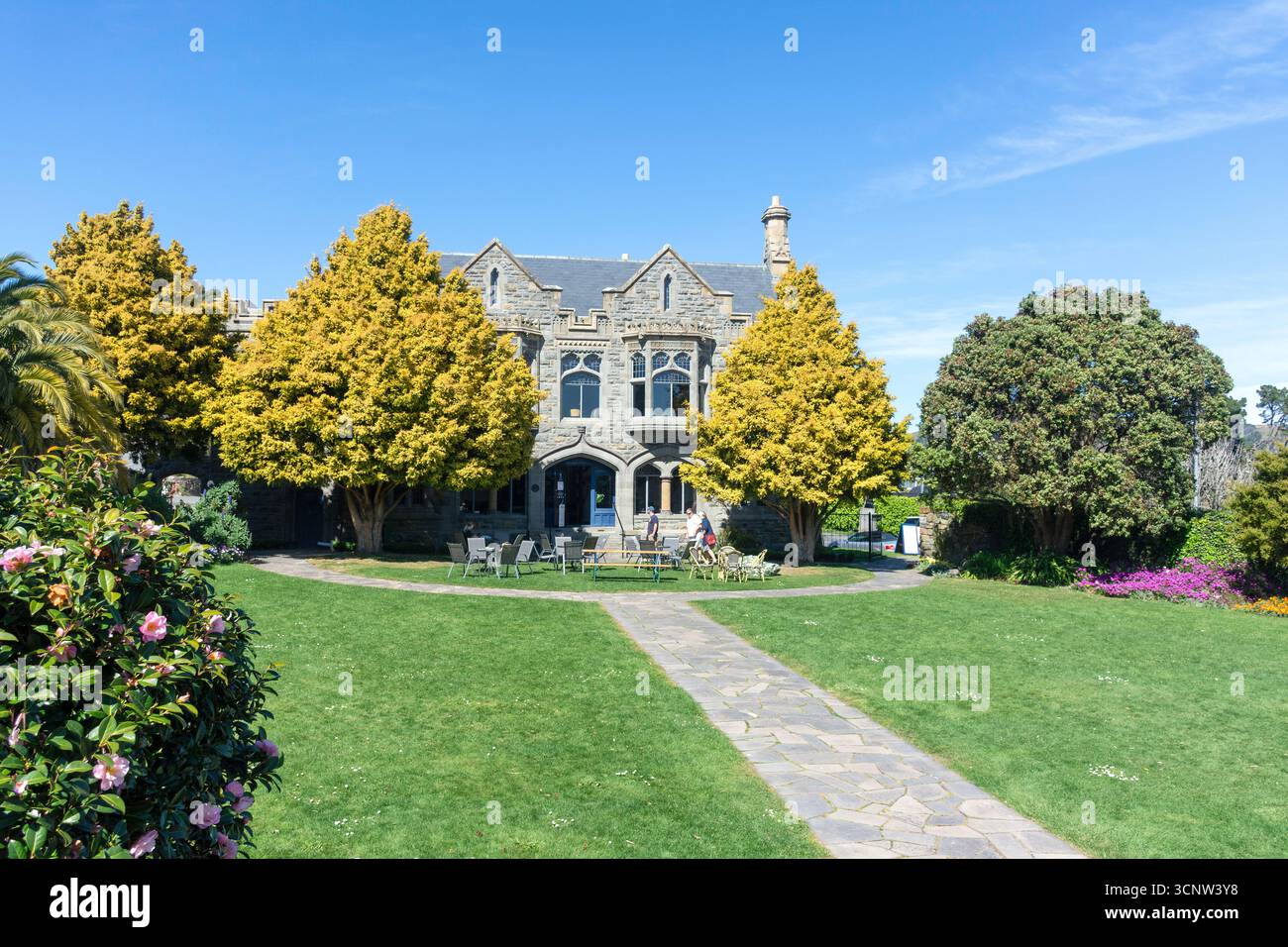 Cartello del Takahe dal giardino, Hackthorne Road, Cashmere, Christchurch (Ōtautahi), regione di Canterbury, nuova Zelanda Foto Stock