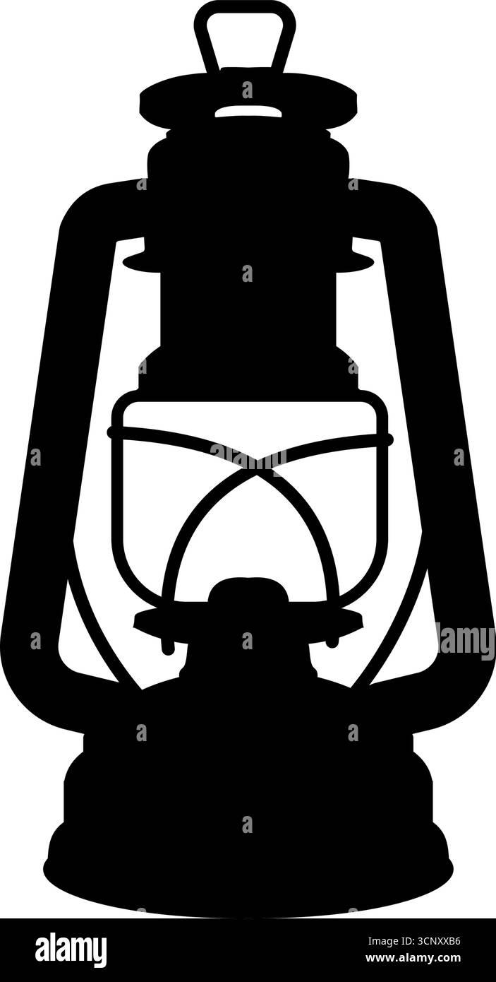 Vecchia lanterna, illustrazione - vettore Illustrazione Vettoriale