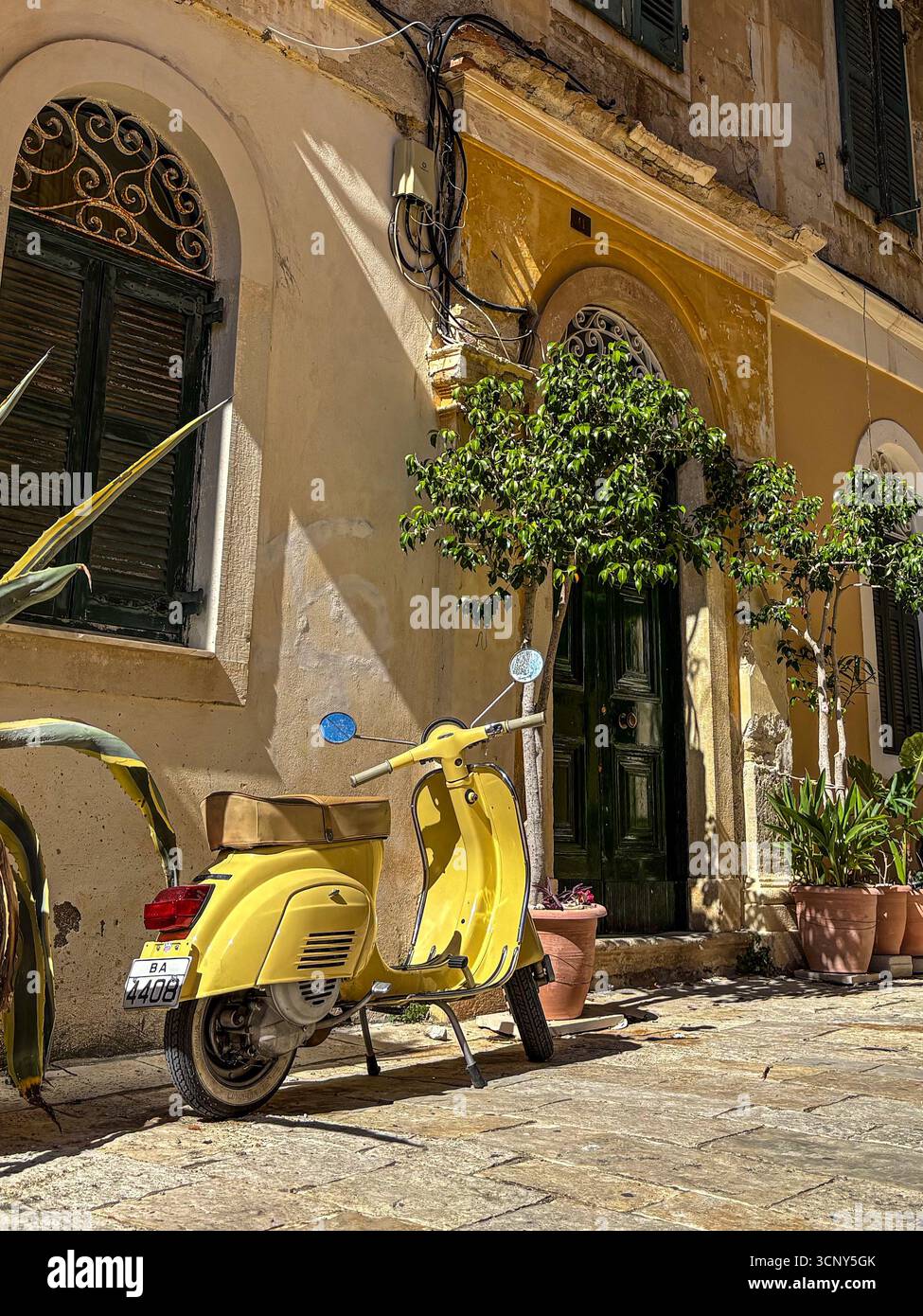 La città di Corfù, Corfù, Grecia Foto Stock
