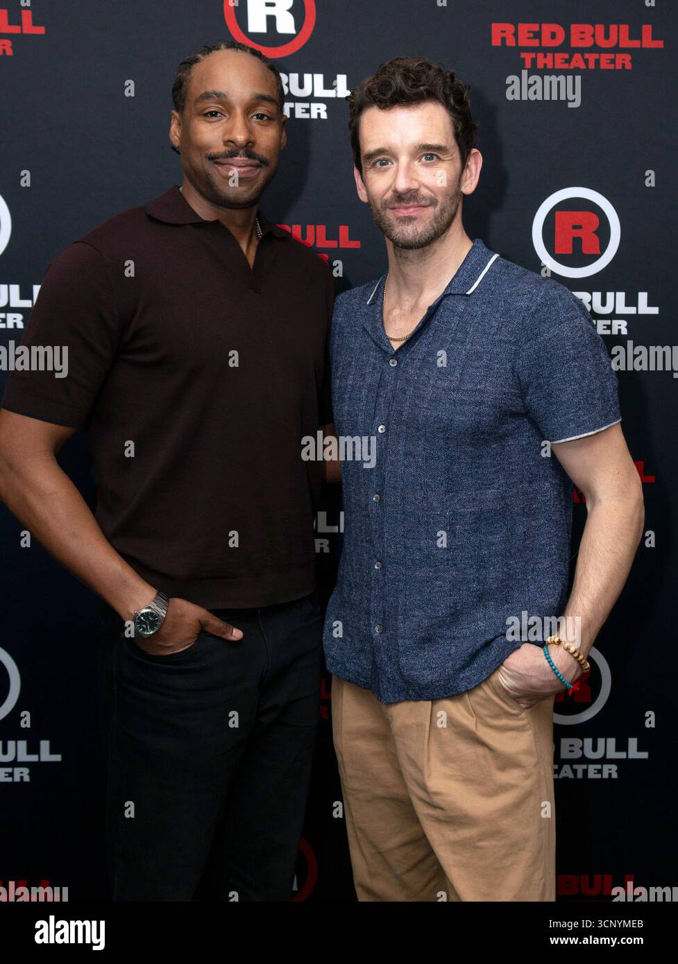 22 settembre 2025, New York, New York, Stati Uniti: Grantham Coleman e Michael Uriel partecipano alle prove per la nuova potente versione di Richard II di Shakespeare tenutasi all'ART/New York di New York. Photo Image Press/Zuma Press 22 settembre 2025. (Credit Image: © Photo Image Press via ZUMA Press Wire) SOLO PER USO EDITORIALE! Non per USO commerciale! Foto Stock