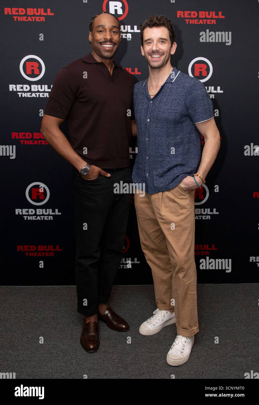 22 settembre 2025, New York, New York, Stati Uniti: Grantham Coleman e Michael Uriel partecipano alle prove per la nuova potente versione di Richard II di Shakespeare tenutasi all'ART/New York di New York. Photo Image Press/Zuma Press 22 settembre 2025. (Credit Image: © Photo Image Press via ZUMA Press Wire) SOLO PER USO EDITORIALE! Non per USO commerciale! Foto Stock