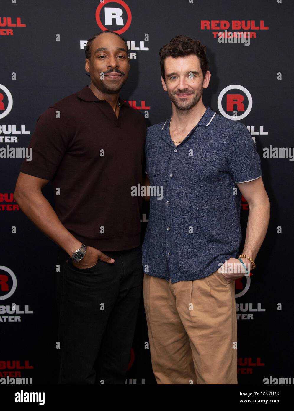 22 settembre 2025, New York, New York, Stati Uniti: Grantham Coleman e Michael Uriel partecipano alle prove per la nuova potente versione di Richard II di Shakespeare tenutasi all'ART/New York di New York. Photo Image Press/Zuma Press 22 settembre 2025. (Credit Image: © Photo Image Press via ZUMA Press Wire) SOLO PER USO EDITORIALE! Non per USO commerciale! Foto Stock