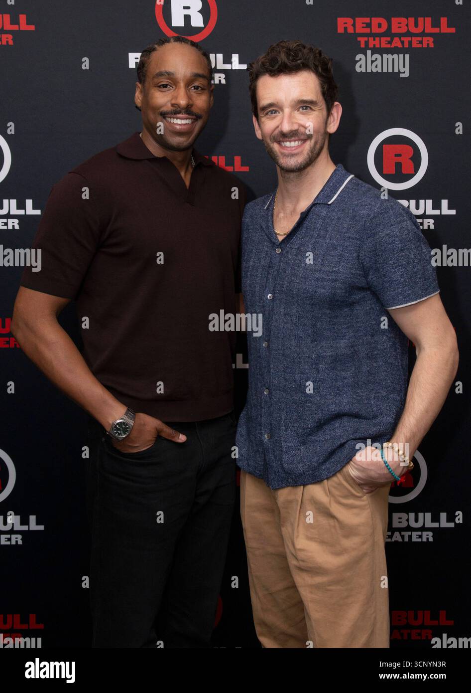 22 settembre 2025, New York, New York, Stati Uniti: Grantham Coleman e Michael Uriel partecipano alle prove per la nuova potente versione di Richard II di Shakespeare tenutasi all'ART/New York di New York. Photo Image Press/Zuma Press 22 settembre 2025. (Credit Image: © Photo Image Press via ZUMA Press Wire) SOLO PER USO EDITORIALE! Non per USO commerciale! Foto Stock