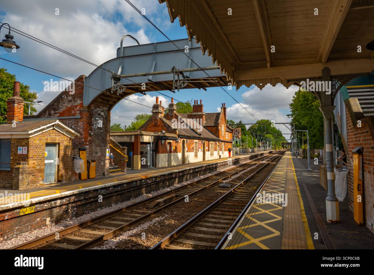 Stazione di Ingatestone Essex sulla Great Eastern Main Line Foto Stock