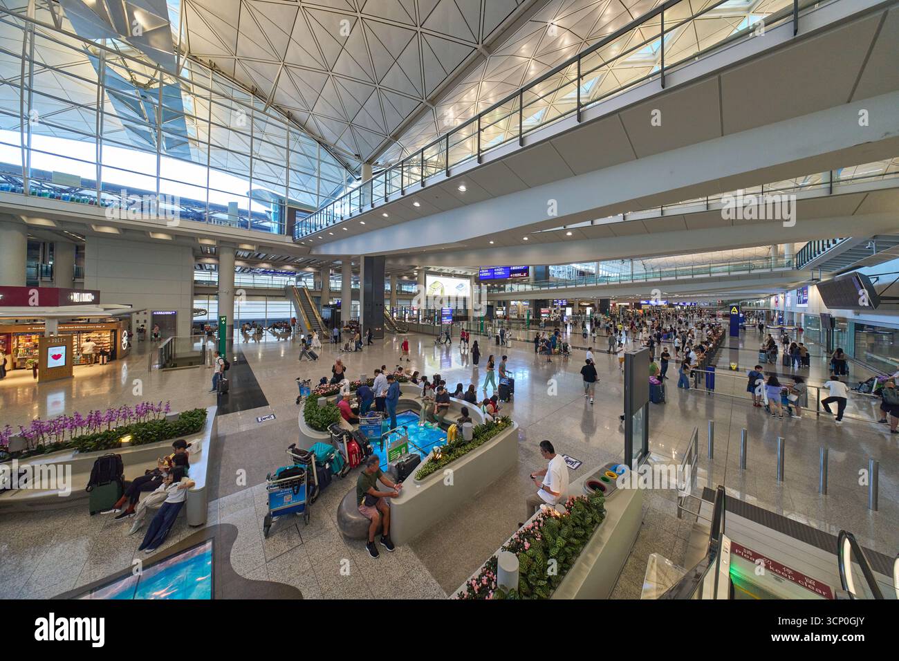 Aeroporto internazionale di Hong Kong, settembre 2025. Foto Stock