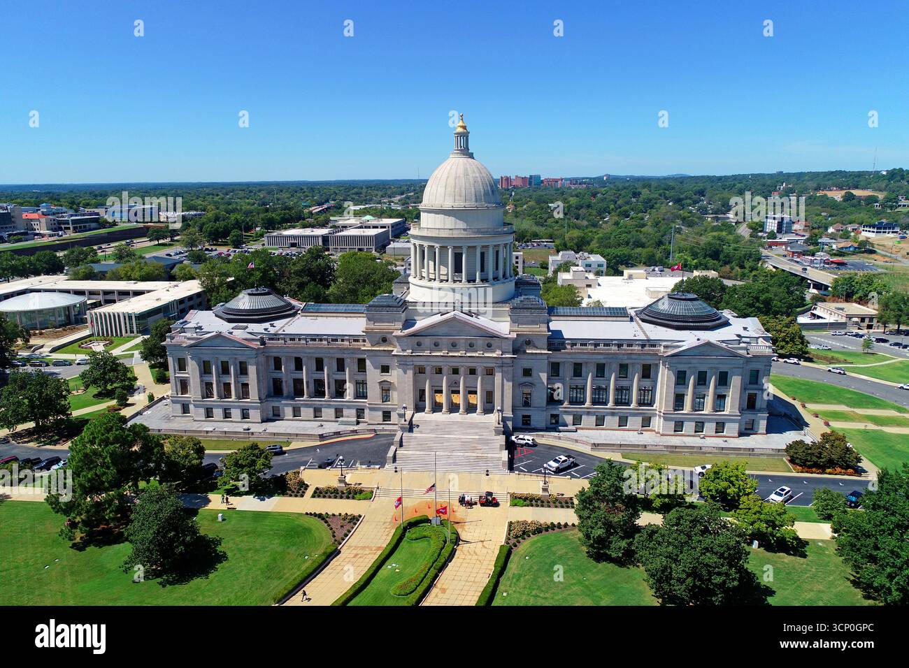 Sede del Campidoglio dell'Arkansas Little Rock Arkansas 09.15.2025 Foto Stock