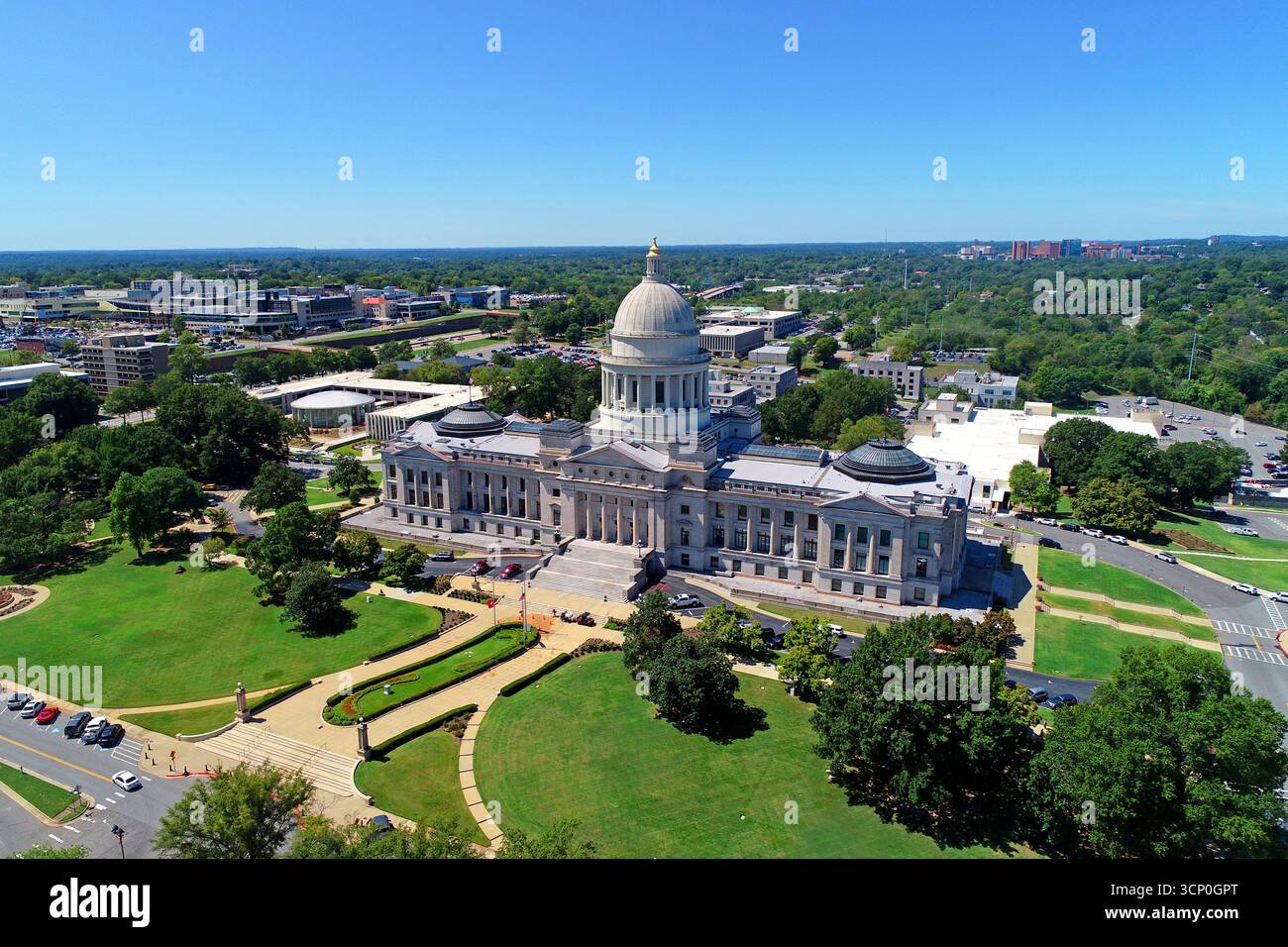 Sede del Campidoglio dell'Arkansas Little Rock Arkansas 09.15.2025 Foto Stock