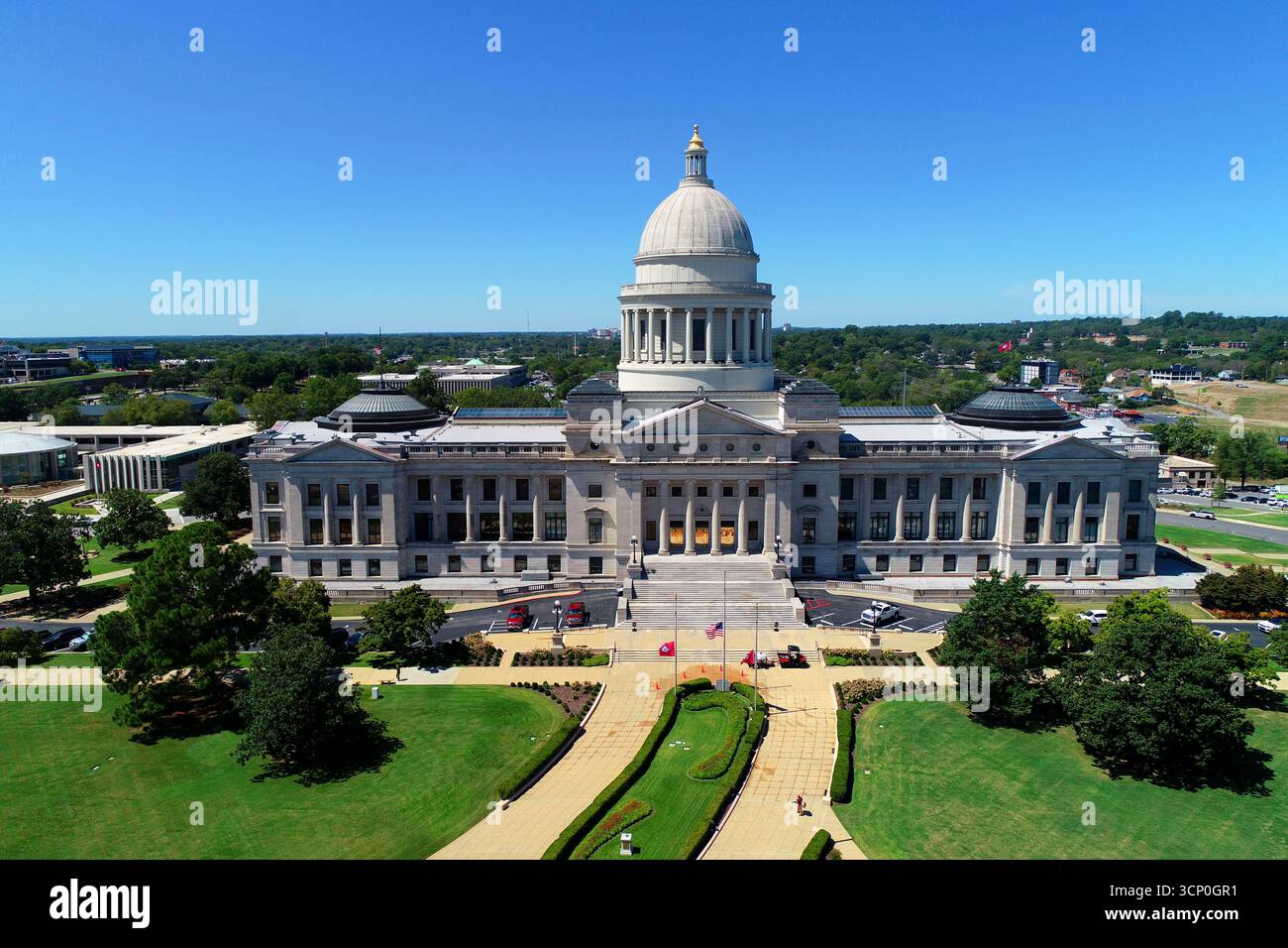 Sede del Campidoglio dell'Arkansas Little Rock Arkansas 09.15.2025 Foto Stock