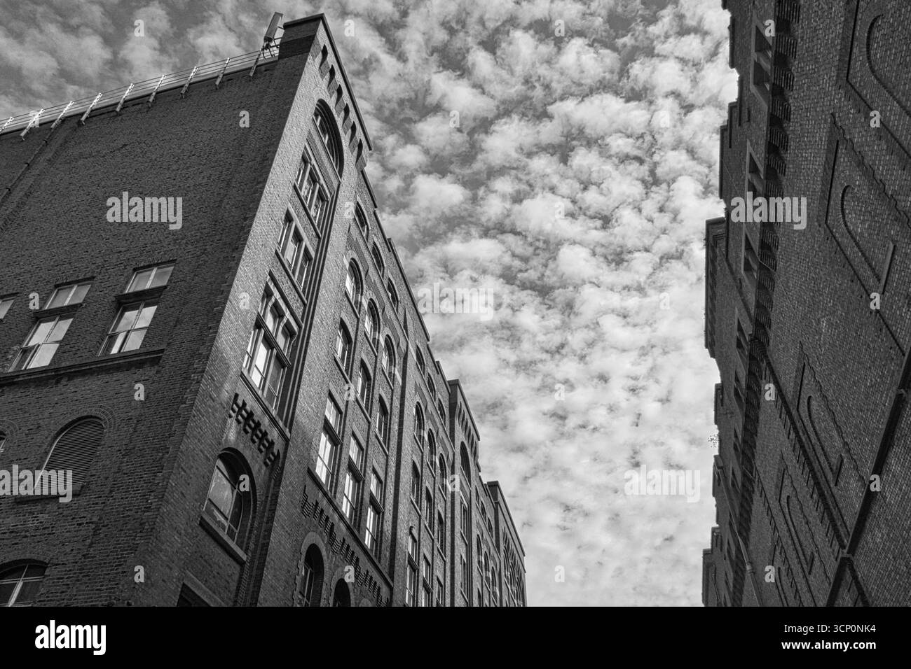 Guinness Storehouse, Dublino, Old Brick Buildings Foto Stock