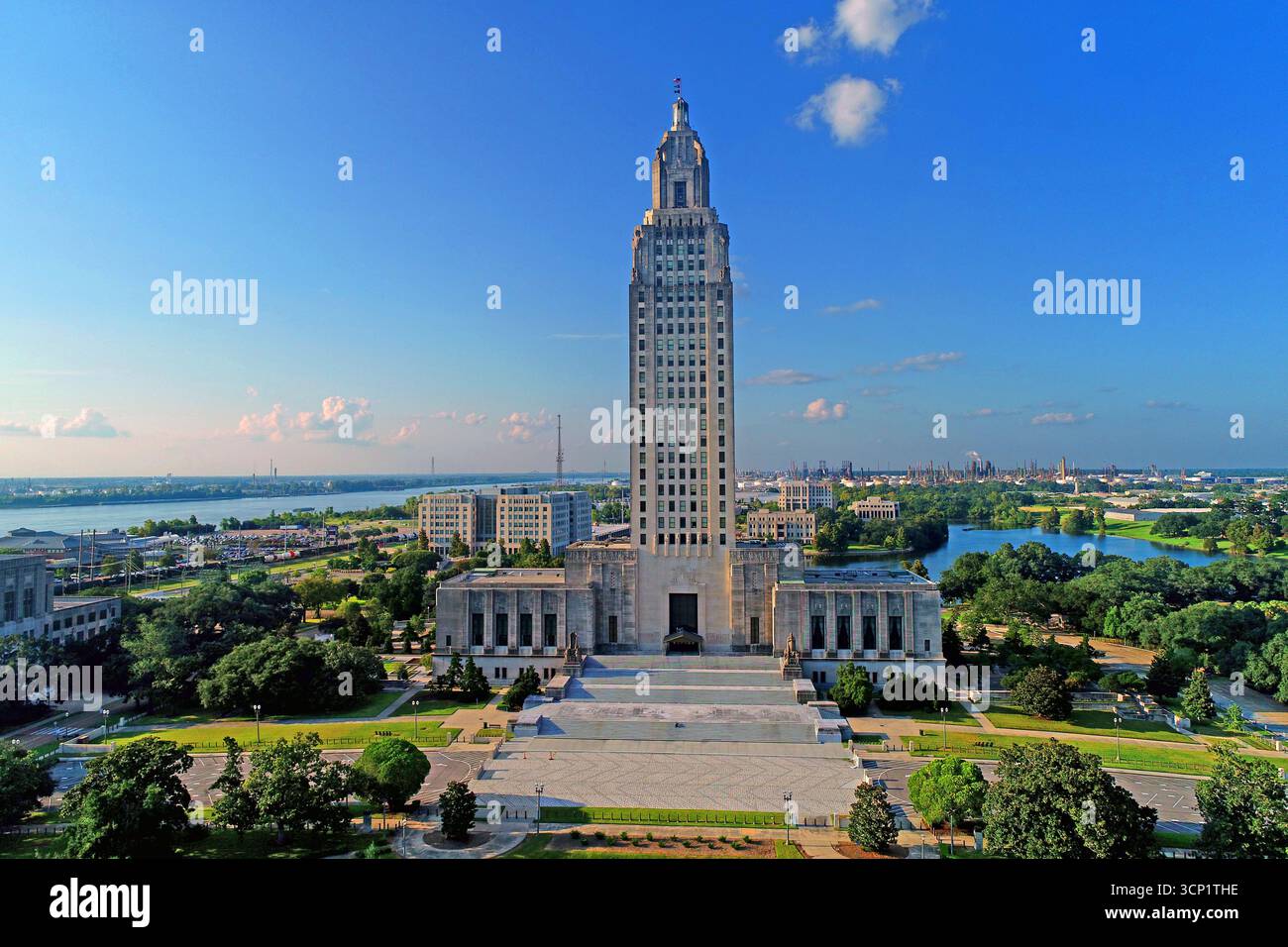 Baton Rouge, Louisiana State Capitol Art Deco Building 09.15.2025 Foto Stock