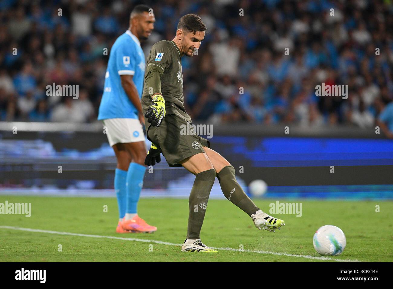 22 settembre 2025, Stadio Diego Armando Maradona, Napoli, Italia; partita di serie A Enilive; Napoli contro Pisa; Alex Meret della SSC Napoli Foto Stock