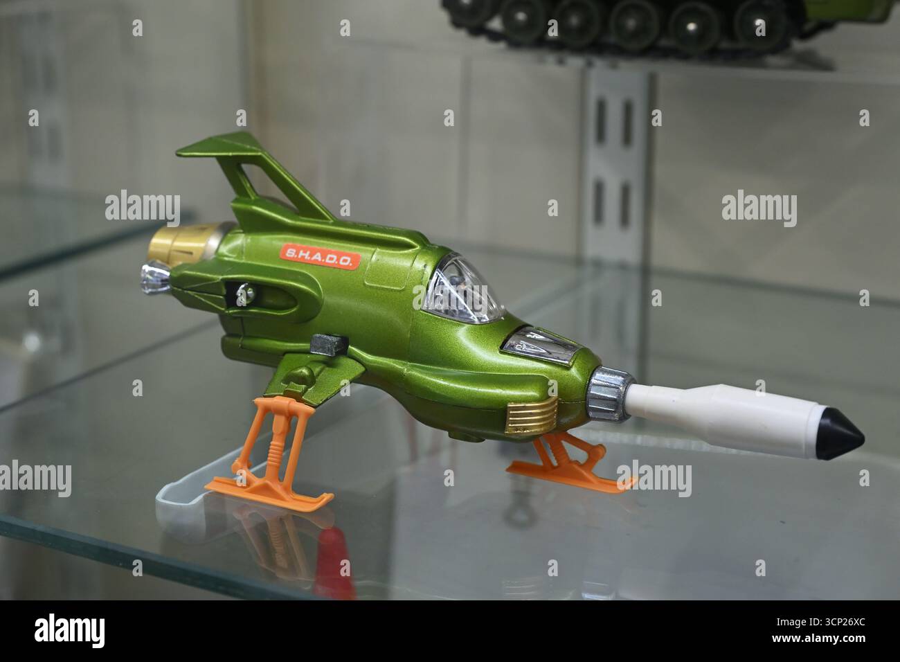 Moonbase Interceptor Toy della serie TV di Gerry Anderson UFO - Museum of Brands - Londra Foto Stock