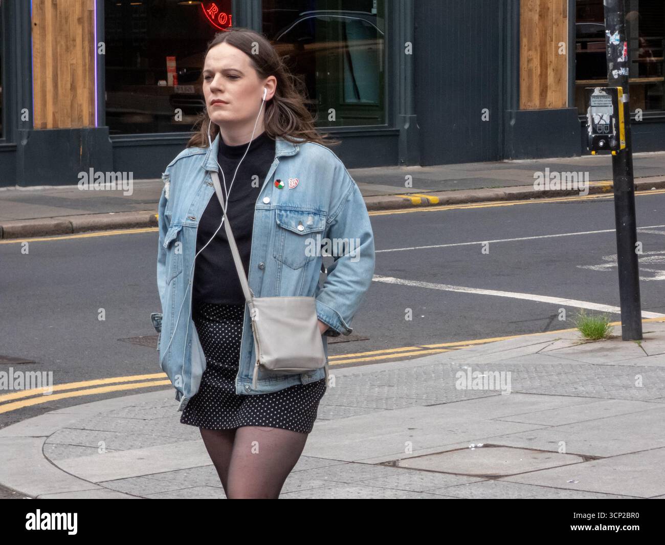 Glasgow's Pride 19 luglio 2025 marzo per le strade di Glasgow, Scozia, Regno Unito. Sostenere le persone LGBTQ e LGBTQ+. Foto Stock