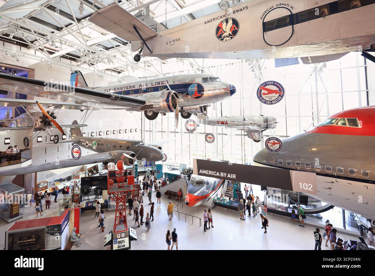 Collezione storica di veicoli spaziali nel National Air and Space Museum dello Smithsonian, Washington DC, USA Foto Stock