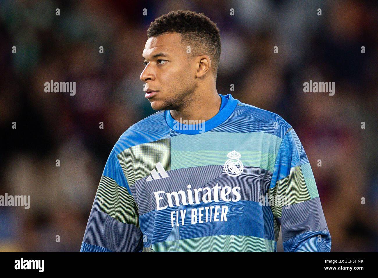 Valencia, Spagna, Spagna. 23 settembre 2025. Kylian MBAPPE del Real Madrid durante la partita di la Liga tra Levante UD e Real Madrid CF all'Estadio Ciudad de Valencia il 23 settembre 2025 a Valencia, Spagna. Omar Arnau (immagine di credito: © Matthieu Mirville/ZUMA Press Wire) SOLO PER USO EDITORIALE! Non per USO commerciale! Foto Stock