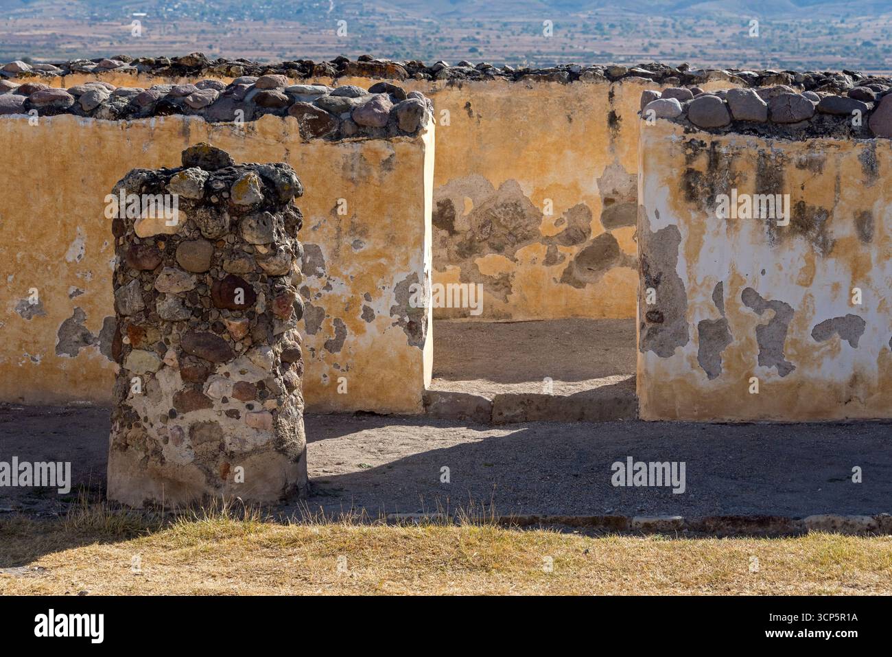 Zona archeologica di Yagul, Oaxaca, Messico Foto Stock