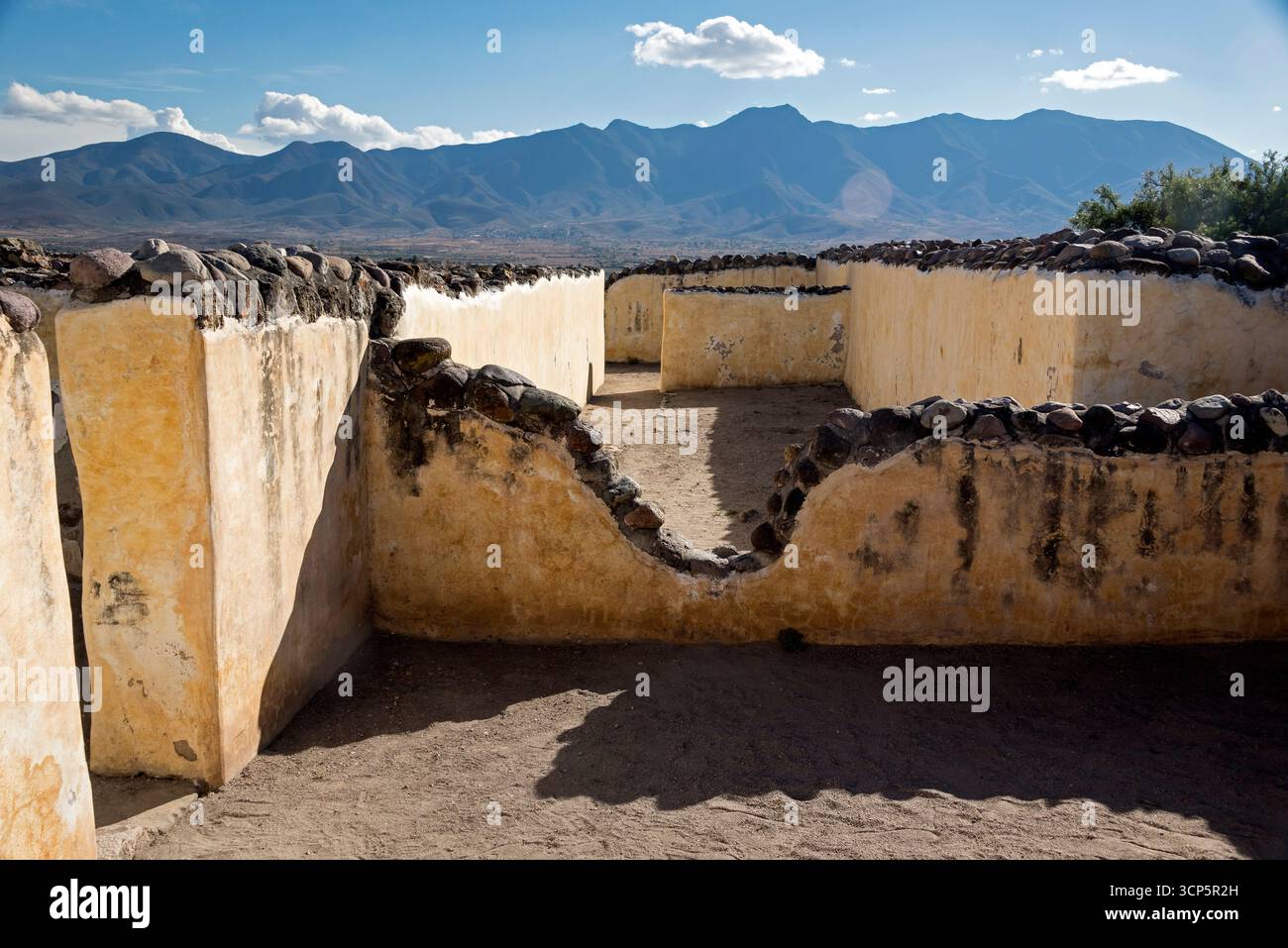 Zona archeologica di Yagul, Oaxaca, Messico Foto Stock