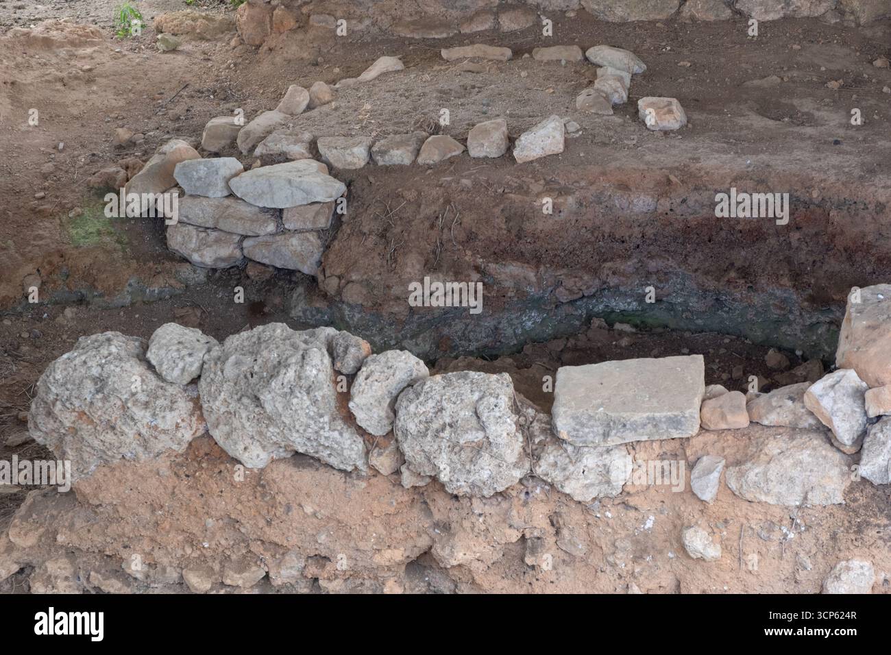Le rovine pre-romane si sommano a Conímbriga Foto Stock