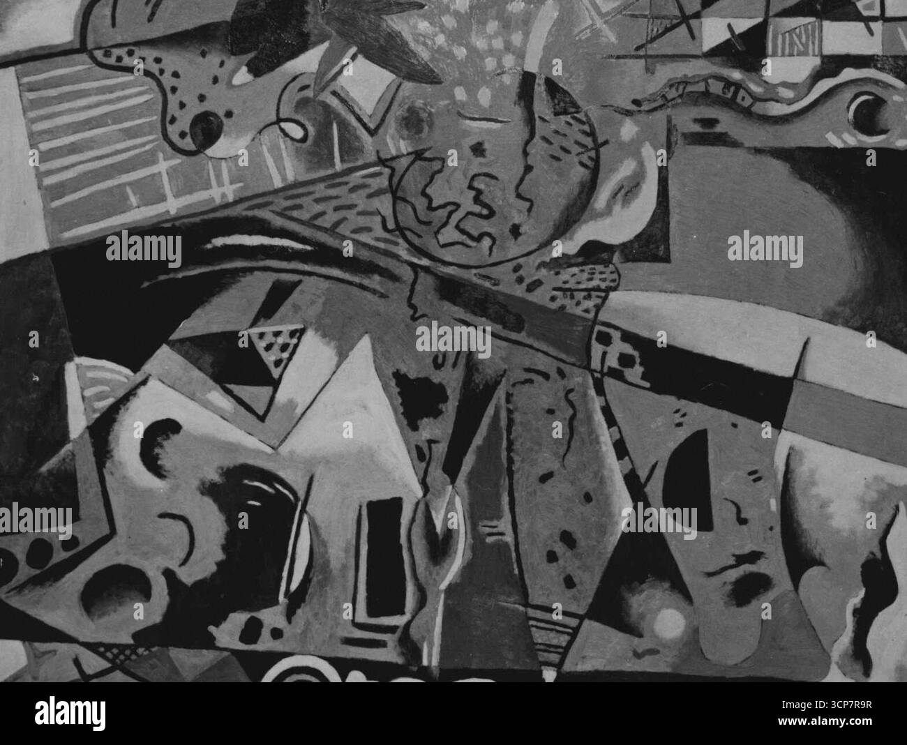 Mostra d'arte contemporanea presso la mostra di artisti contemporanei a Melbourne. Ottobre 07, 1954. Foto Stock