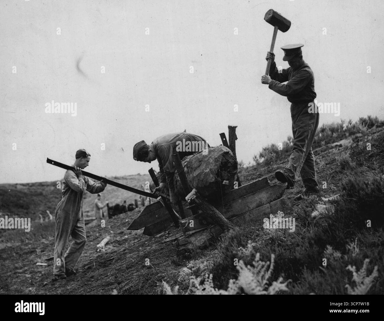 Trappola serbatoio. 17 marzo 1940. Foto Stock