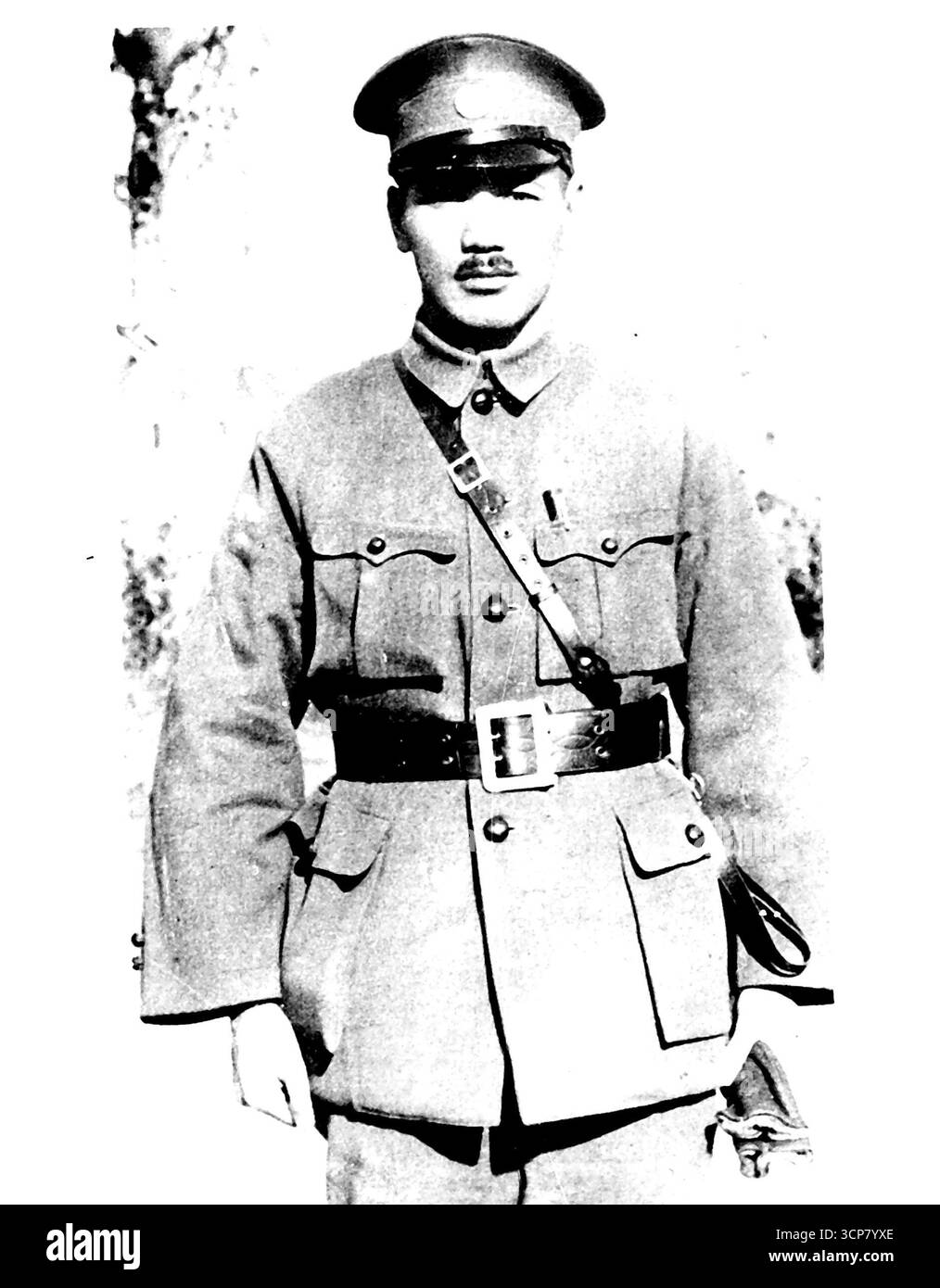 Contiene la chiave della situazione cinese attuale. Il generalissimo Chiang Kai-Shek, capo militare del governo Nnking, che ha visto ha esortato a fare una dichiarazione che chiarisca lo stato delle relazioni tra il suo governo della Cina settentrionale e il governo del sud (cantonese). Motivi insoliti sono stati attribuiti alla marcia del 250.000 delle truppe cantonali in direzioni diverse verso le province di fukien e Kiangsi. 6 marzo 1936. (Foto di International News Photos. Foto Stock