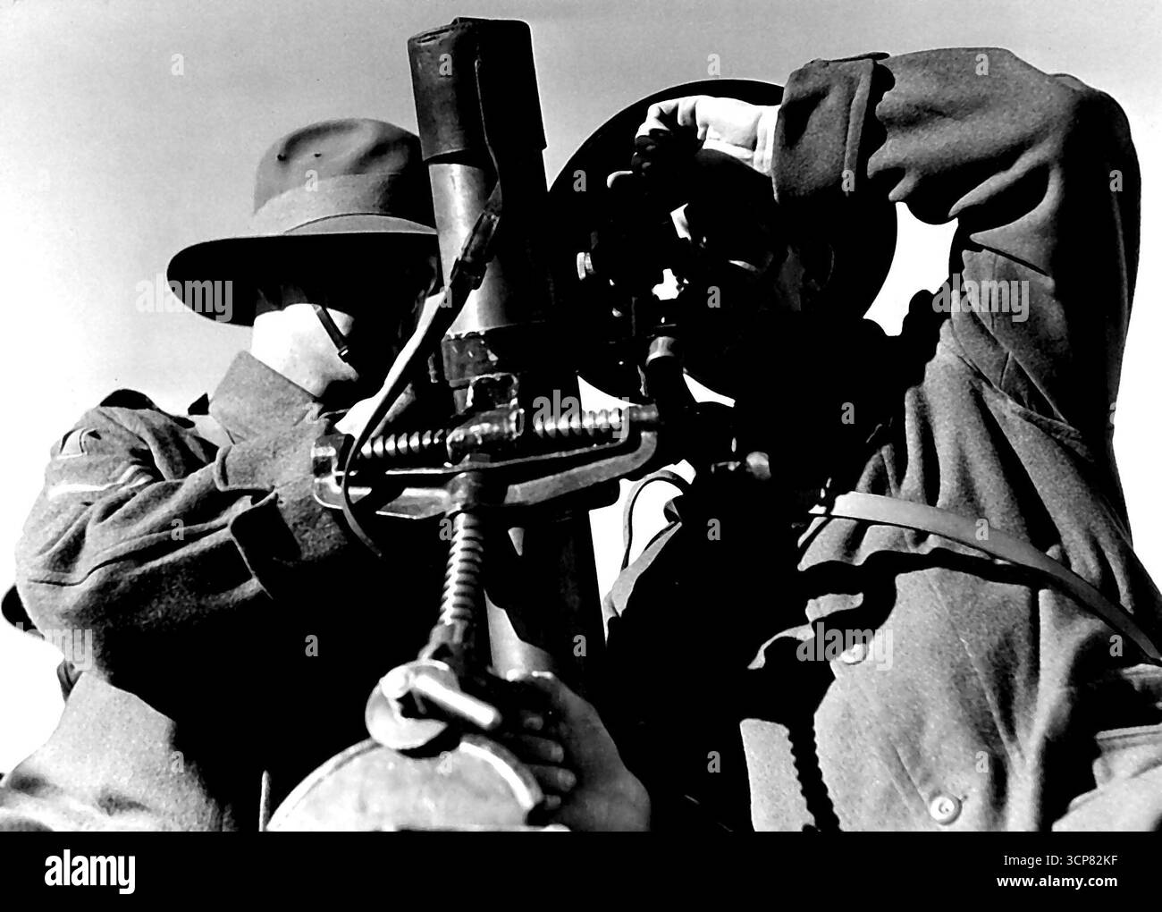 ***** Viaggiando a Randwick Trend mortars Practice del Capt Thomson 2/13th e del Capt Mortimer 2/27th mitragliatrice div. 22 luglio 1940. Foto Stock