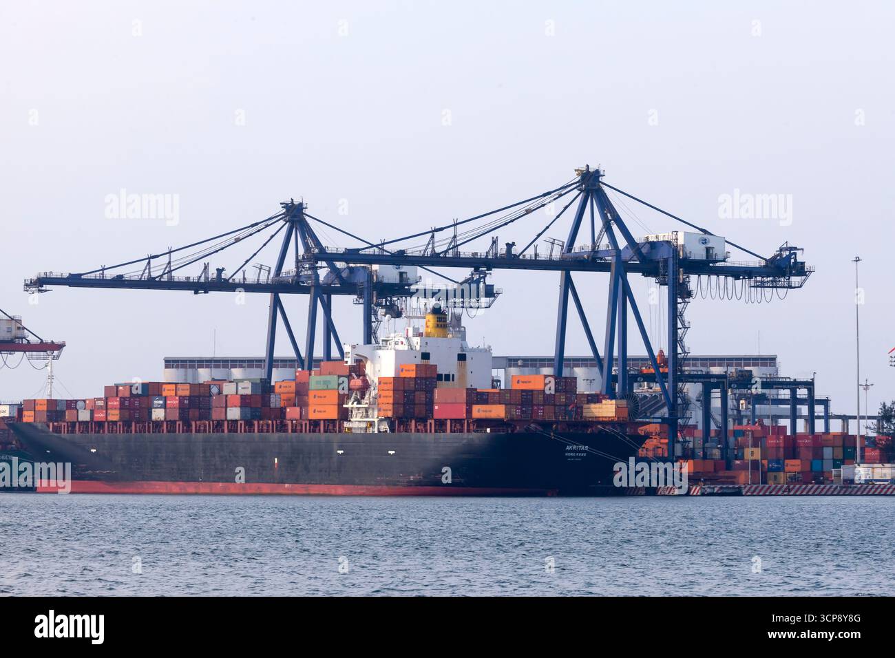Scene di porto a Veracruz, Messico Foto Stock
