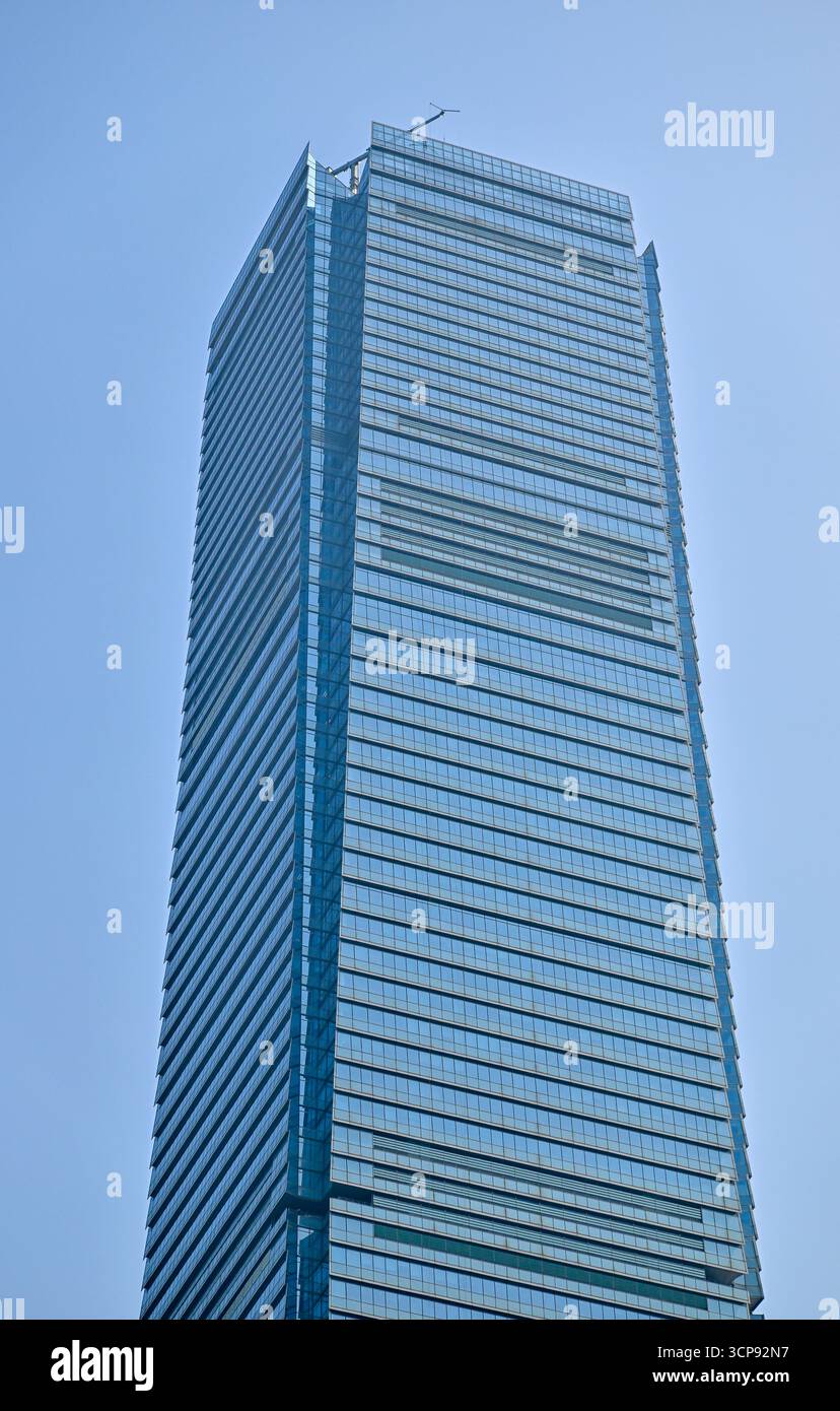 Hong Kong West Kowloon Cultural District, Hong Kong Palace Museum, Global Trade Plaza Foto Stock