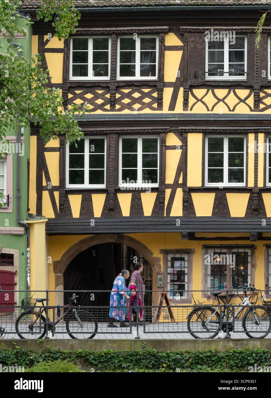 Strasburgo Francia. Sede ufficiale del Parlamento europeo e città storica è una delle principali mete turistiche della Francia. Foto Stock